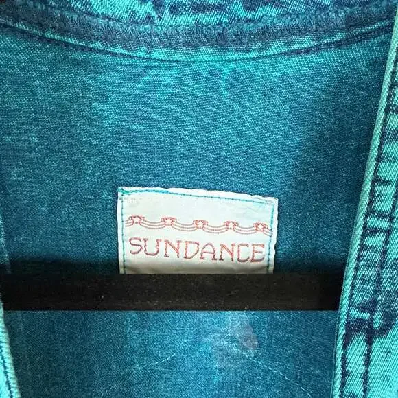 Vintage Sundance Hand Painted Southwestern Denim Jacket - Picture 2 of 6